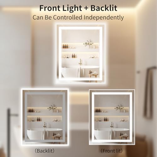 32"x40" LED Bathroom Mirror - Image 2
