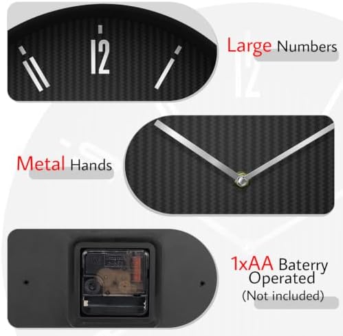 14” Large Silent Wall Clock - Image 6