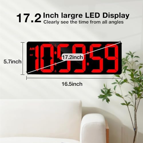 Large Digital Timer Wall Clock - Image 2