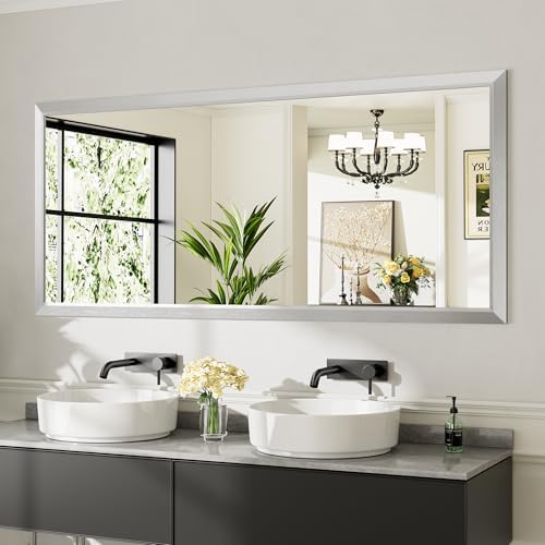 Briivue Bathroom Wall Mirror, 72x32 Inch by Briivuemodernmirrors