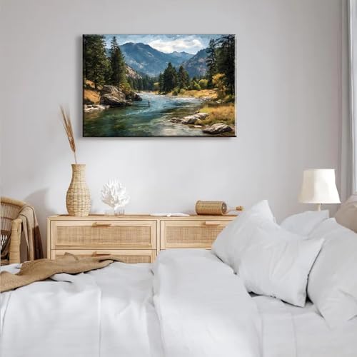 Serene Landscape Canvas Wall Art - Image 3