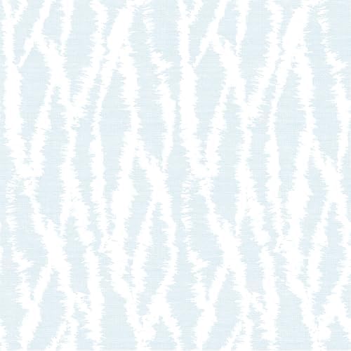 GloryTik Blue Peel and Stick Wallpaper Modern Wall Paper Peel and Stick by GloryTik
