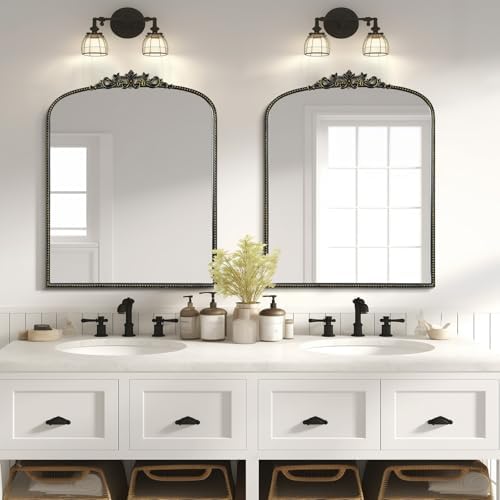 WallBeyond Black Vintage Mirror - Image 5