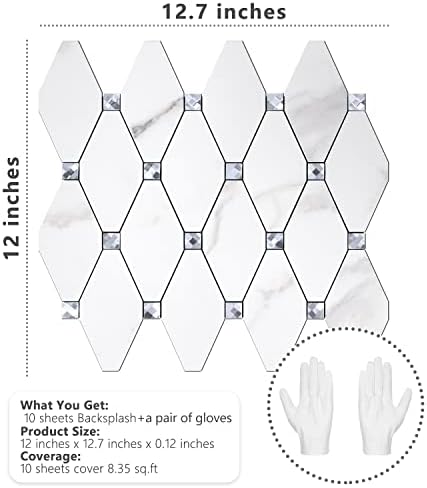 STICKGOO 10 Sheets Peel and Stick Backsplash - Image 6