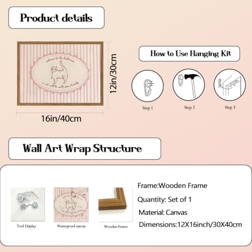 Cute Cat Bathroom Wall Art Welcome to the Bathroom a Cat Will Be - Image 3