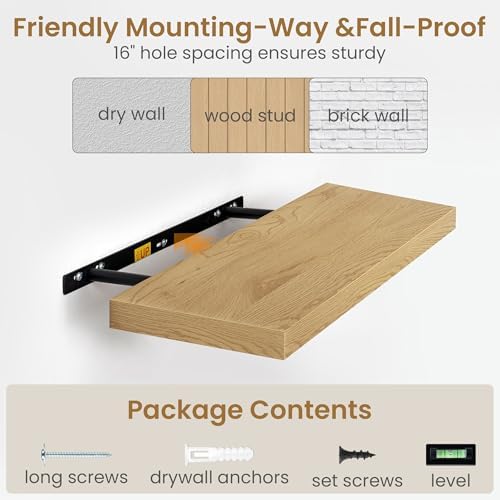 Fun Memories 55 Inch Long Floating Shelves - Image 6