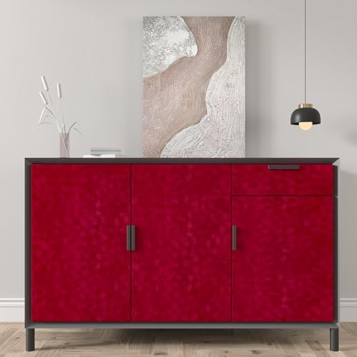 CHIHUT 12"x100" Self Adhesive Red Velvet Drawer Liner Sheets - Image 6