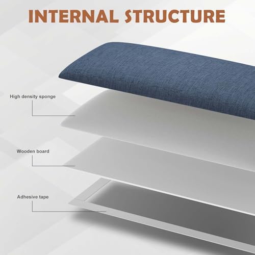 IFNOW Wall Mounted Headboard, Peel and Stick Panels - Image 3