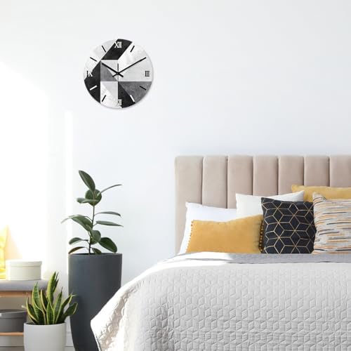 14 Inch Marble Wall Clocks Battery Operated - Image 3