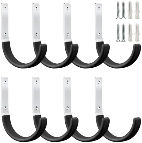 GeeWatom Heavy Duty Steel Garage Hooks, Garage Storage Utility Hooks, Heavy by GeeWatom