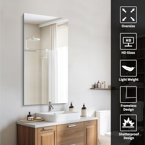 CILIBER Frameless Mirror, 24x48 Mirrors - Image 6