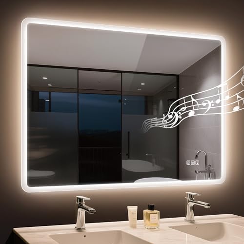 STARLEAD 40"x32" LED Bathroom Mirror by STARLEAD