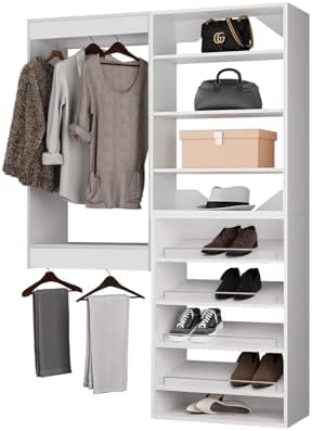 ROOMTEC Modular Closet System, Wooden Tower by ROOMTEC