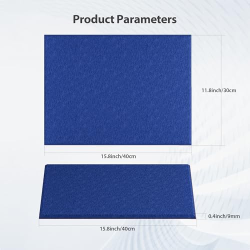 12 Pack Rectangle Acoustic Panels Self Adhesive Sound Proof Foam - Image 6