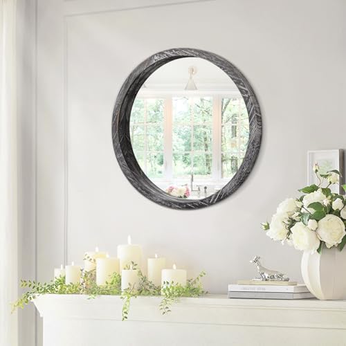 JJUUYOU Circular Wall Mirror Round Mirror - Image 7