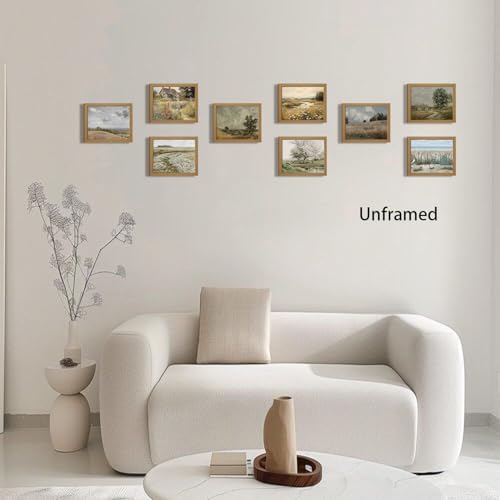 XIANGRUI French Country Wall Art Set of 9, Artwrkfor Dathroom Unframed 8x10Inch - Image 2