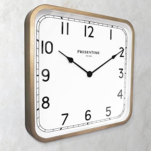 Presentime 16" Anton Vintage Square Clock - Image 4