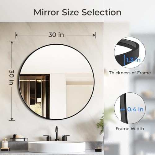 USHOWER 30 Inch Bathroom Mirrors - Image 4