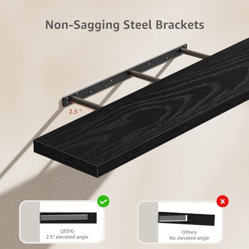 QEEIG Extra Long Floating Shelves - Image 4