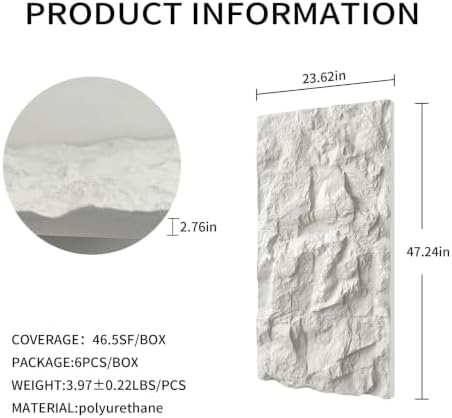 3D Faux Stone Wall Panels - Image 2