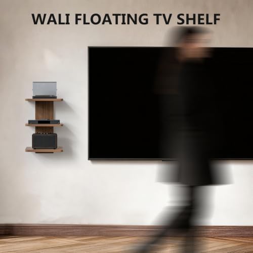 WALI 3 Tier Floating TV Wall Shelf - Image 3