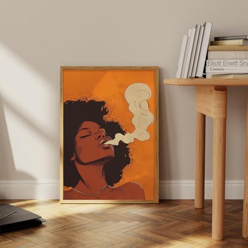 Black Woman Art African American Women Black Girl Wall Art 16x24IN Unframed - Image 6