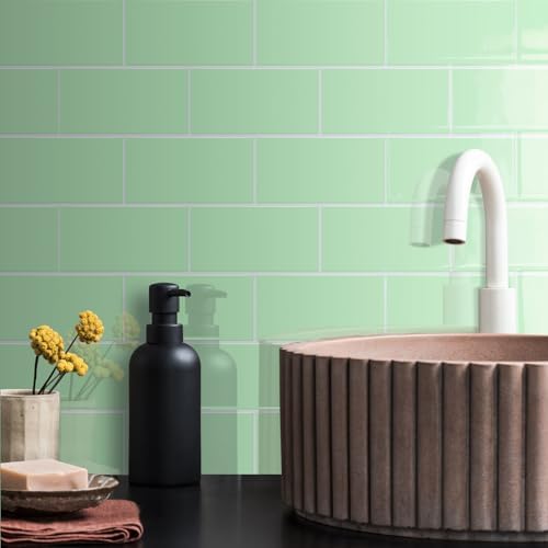 STICKGOO 10-Sheet Backsplash Peel and Stick Subway Tile, Self Adhesive Vinyl - Image 2