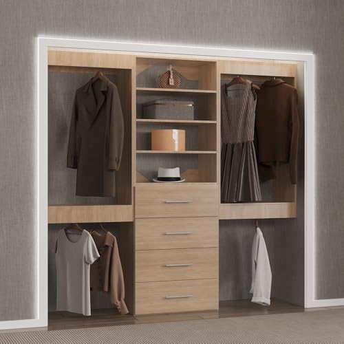 Modular Closet, Wood Tower Storage - Image 5
