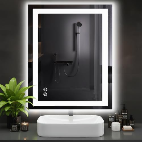 DUMOS 32.1"x40.1" LED Bathroom Mirror, Bathroom Vanity Mirror by DumosLifestyle