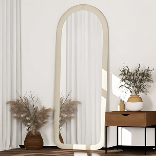 Full Length Mirror 56"x20" Arch Floor Mirror by NEUWEABY