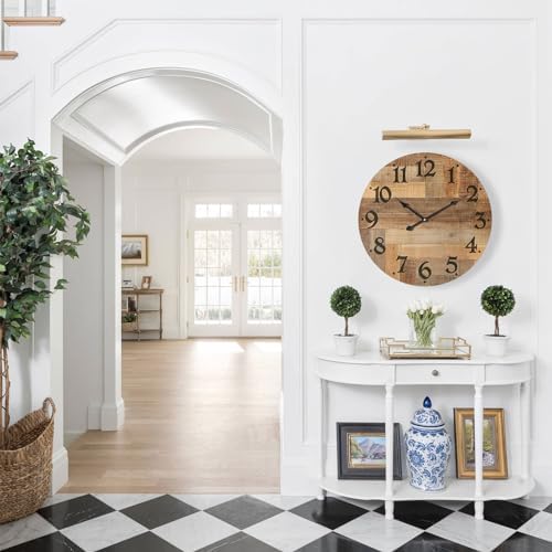 24 Inch Silent Large Wall Clock Battery Operated - Image 6