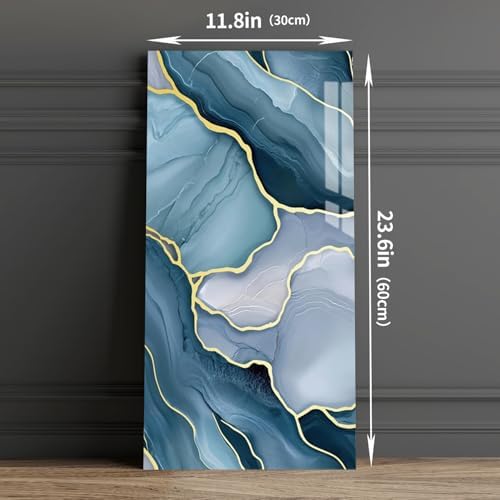 Haimin 3D Wall Panels Peel and Stick Marble Tile Look 10 Pack Waterproof - Image 2