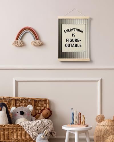 FGFK Everything Is Figureoutable Positive Affirmations Wall Art Poster Hanger - Image 6