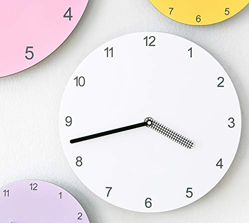 Stephanie Imports Modern Minimalist White & Black Wall Clock - Image 4