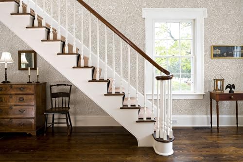 Heroad Peel and Stick Wallpaper Boho Beige Contact Paper Floral Wall Paper - Image 6
