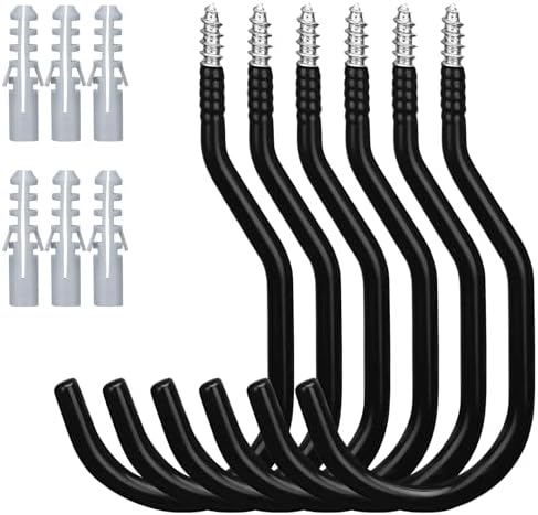 HORUSDY 6 Pack Heavy Duty Bike Hooks by HORUSDY