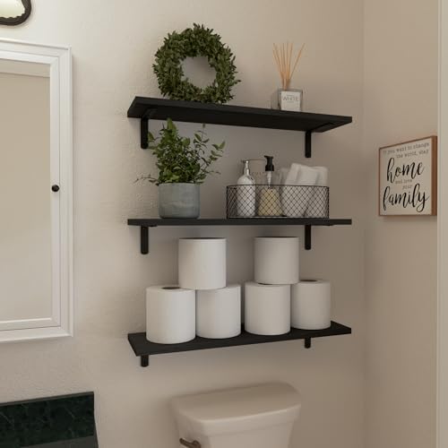 WOPITUES 24'' Long Floating Shelves - Image 4