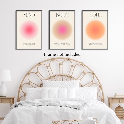 Adyggefy Positive Aura Posters for Room Aesthetic 3 Piece Colorful Aura - Image 7