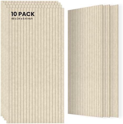 TO-TH Soundproof Wall Panels Decorative Noise Dampening Panel 10Pack by TO-TH