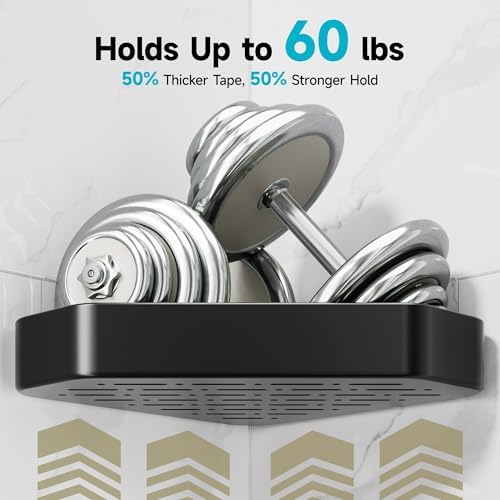 Veken Aluminum Corner Shower Caddy 4-Pack, Never Rust&Large Capacity - Image 5