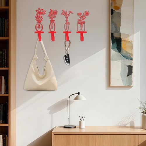 Metal Flower Wall Hooks - Image 3