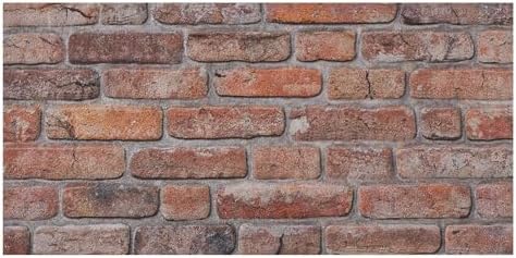 K&B Panels 3D Wall Panel, Rustic Brick Effect Styrofoam Wall Panelling by Unknown