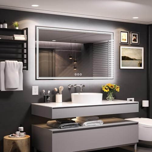 Ratsamee 55"x30" LED Bathroom Mirror - Image 2