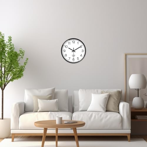 XNM Minimalist Wall Clocks Battery Operated 12 Inch - Image 2