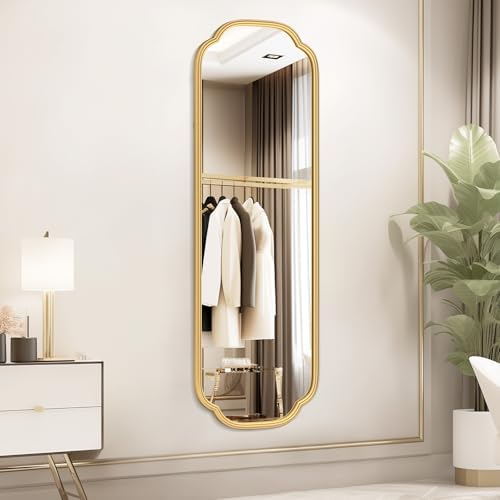 Ferytange 48"x16" Gold Door Mirror Full Length Over The Door - Image 3