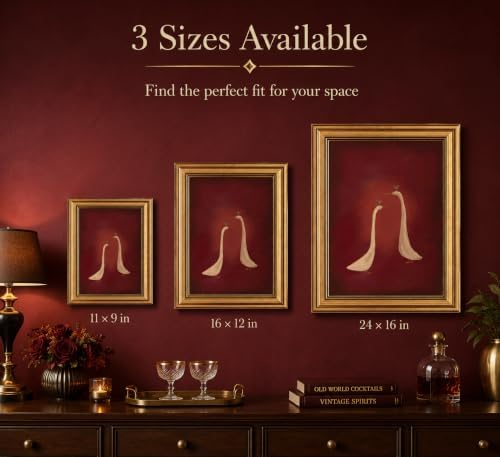 Gold Framed 3D Textured Wall Art, Minimalist Cocktail Animal Pictures Decor - Image 5