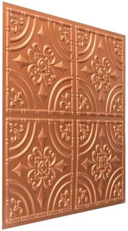 From Plain To Beautiful In Hours 205 Wrought Iron PVC Ceiling Tiles 2x2 ft - Image 2