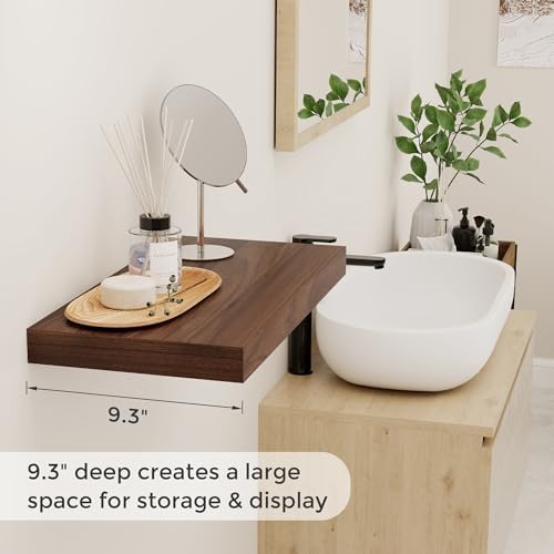 Fun Memories 16 Inch Long Floating Shelves, 9.3 Inch Deep Floating Shelf - Image 4