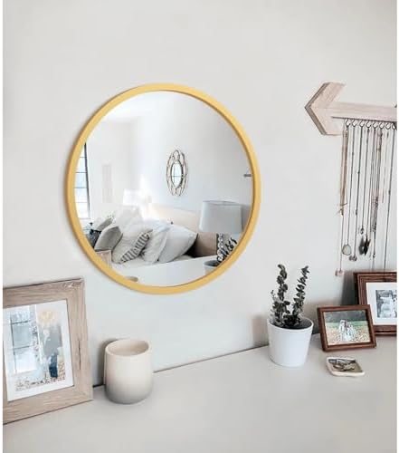 JJUUYOU Wall Mirror 24 Inch Round Wall Mirror - Image 6
