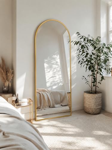 56"x14" Arched Full Length Mirror - Image 3